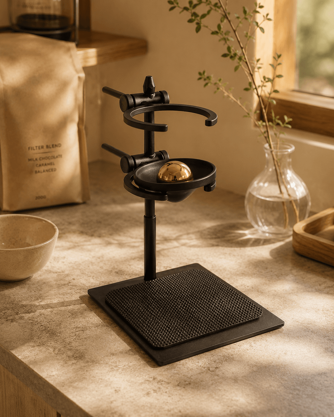 Pour-Over Stand with Chilling Ball