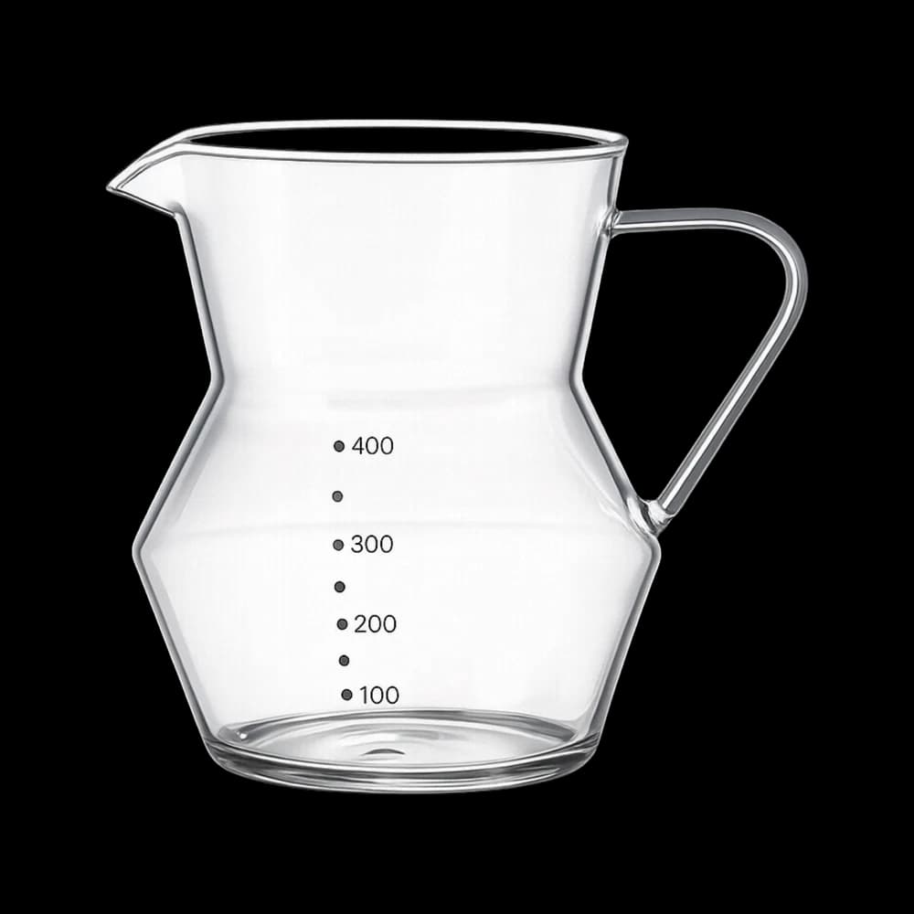 Angular Sharing Pot Glass