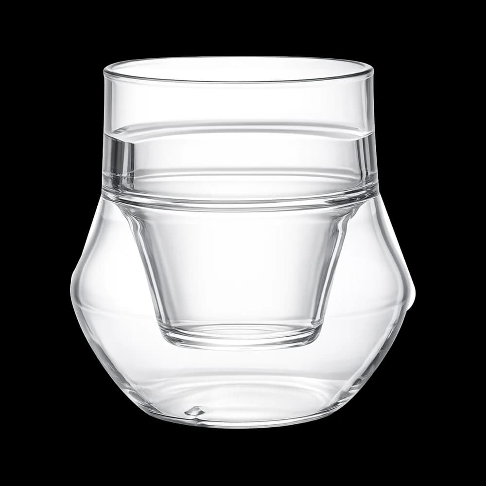 Crystal Coffee Cup Double Wall Glass